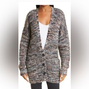 FRAME Oversized Marled Cadigan